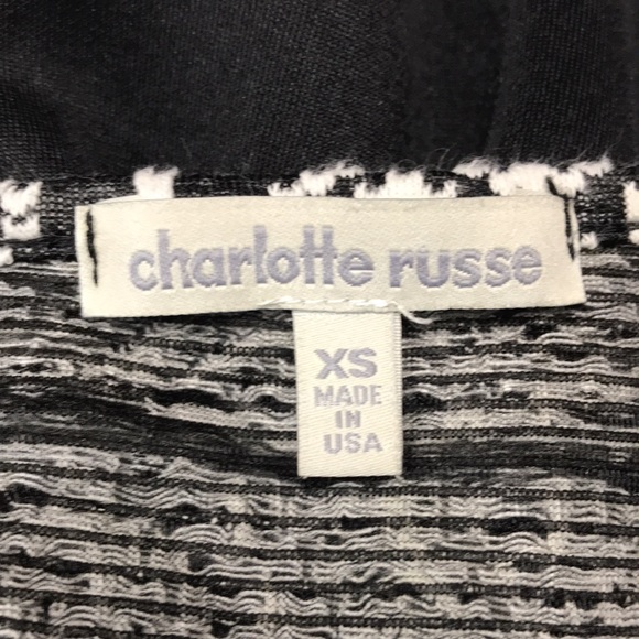 Charlotte Russe Junior Black and White Dress - Picture 6 of 6